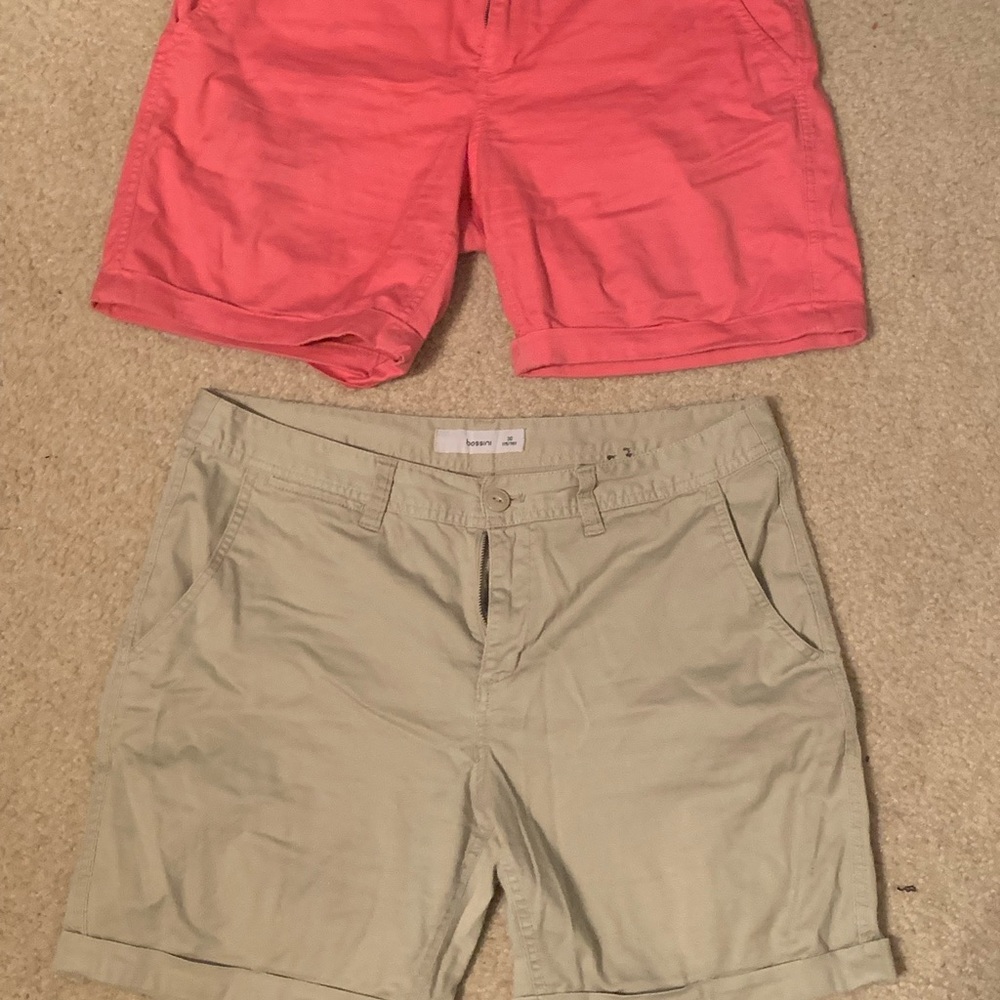 Shorts bundle khaki and pink